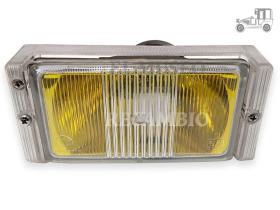 Óptica de faro antiniebla delantero izquierdo amarillo H1 Re Recambio