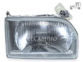 Óptica de faro derecha H4 Ford Escort 86-90 Recambio