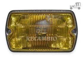Óptica de faro antiniebla amarillo rectangular Citroën ZX Recambio