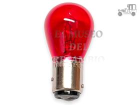 Lampara roja descentrados 2 polos 12v 21/5W Lámparas