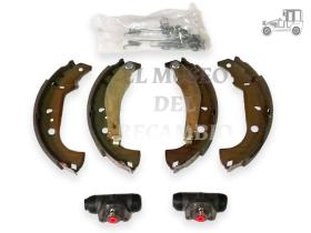 Kit frenos traseros tambor Fiat Frenos/Hidráulica