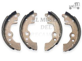 Juego zapatas de freno traseras Renault 4, 5, 6 y 7 Frenos/Hidráulica