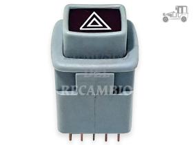Interruptor de tablero warning Peugeot 205, 504 y 505 Recambio