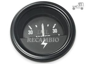 Reloj amperímetro aro negro Recambio