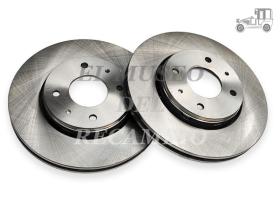 Juego discos de freno delanteros Mitsubishi y Volvo Recambio