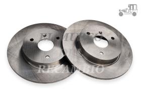 Juego discos de freno delanteros Smart Cabrio, City, etc Recambio