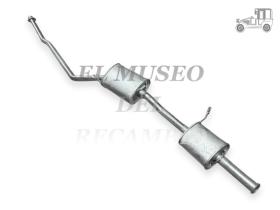 Silencioso trasero Ford Fiesta XR2 1981-1983 Recambio