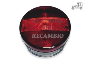 Piloto trasero redondo con matricula camión Recambio