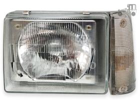 Faro izquierdo blanco foco europeo manual Fiat Panda Recambio