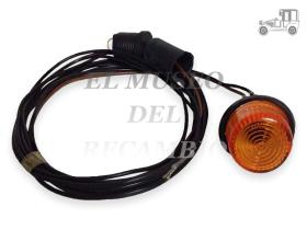 Piloto aleta ámbar redondo Opel Astra, Calibra, Corsa, etc Recambio