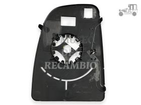 Cristal espejo retrovisor derecho Citroën, Fiat y Peugeot Recambio