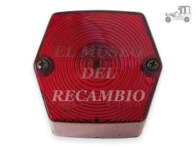 Piloto trasero hexagonal rojo con luz de posición Recambio