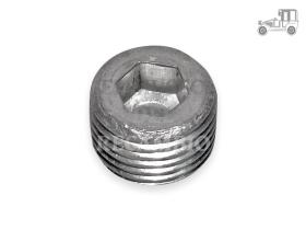 Tapón aluminio roscado 16x150 .
