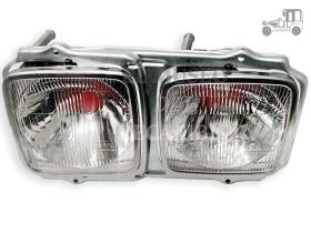 Óptica de faro izquierdo con soporte Seat 1430 Recambio