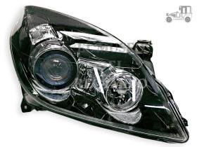 Óptica de faro derecho Xenon y DBL negro Opel Vectra C Signu Recambio