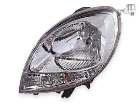 Óptica de faro izquierdo halógeno Renault Kangoo 01- Recambio