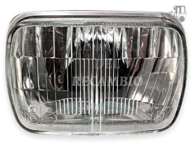 Óptica de faro rectangular H4 Citroen Recambio