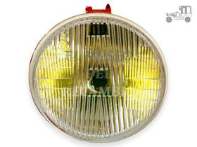 Óptica de faro amarilla H1 Renault 8 TS interior y 10 Recambio