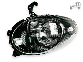 Óptica de faro derecha H4 Nissan Micra 03- Recambio