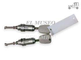 Juego 2 bombines de cerradura Citroën y Peugeot Recambio