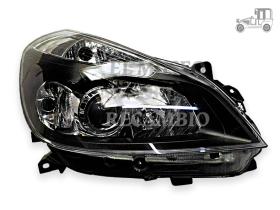 Óptica de faro derecho Xénon D1S+H7+H7 Renault Clio 2005- Recambio