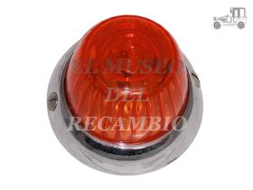 Piloto ámbar redondo aro cromado MB chata 0319 Iluminación (hasta '90)