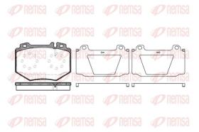Juego Pastillas de freno delanteras Mercedes S (W220, V220) Recambio