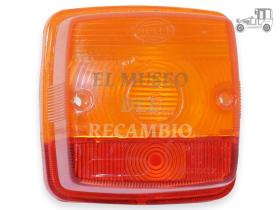 Tulipa piloto trasero ámbar y roja Recambio