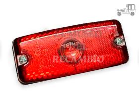Piloto rojo universal de posición 87x38 mm Iluminación