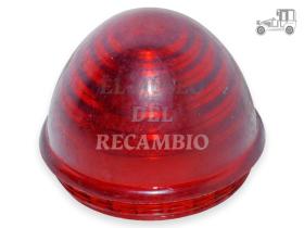 Tulipa roja piloto redondo universal rosca 55 mm Iluminación