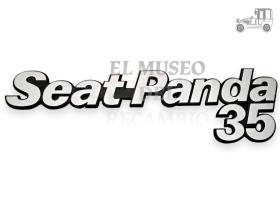 Anagrama trasero "Seat Panda 35" Seat Clásico