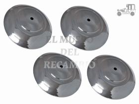 Juego tapacubos de rueda cromados Renault 4 Renault Clásico