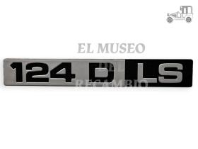 Anagrama plástico Seat "124 D LS" Seat Clásico