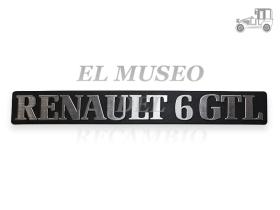 Anagrama trasero Renault 6 GTL Renault Clásico