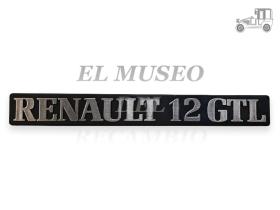 Anagrama trasero Renault 12 GTL Renault Clásico