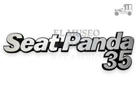 Anagrama trasero "Seat Panda 35" Seat Clásico