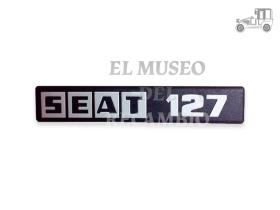 Anagrama Seat en negro 127 CL Seat 127 trasero Seat Clásico