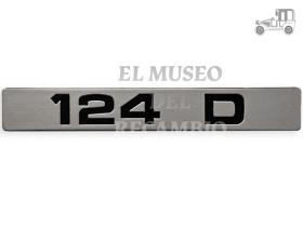 Anagrama plástico Seat "124 D" Seat Clásico