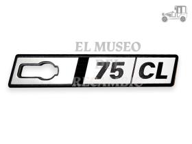 Anagrama derecho aleta Seat Ritmo "75CL" Seat Clásico