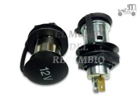 Toma de mechero universal con tapa 12 voltios ACCESORIOS