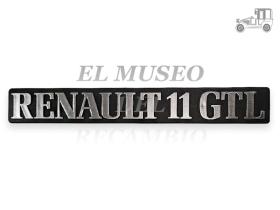 Anagrama trasero Renault 11 GTL Renault Clásico