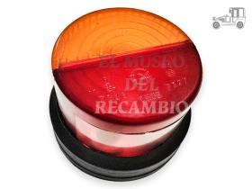 Piloto trasero bicolor 75 mm,  Motocarro y Leyland, remolque Iluminación (hasta '90)