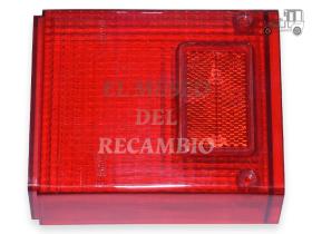 Tulipa trasera izquierda roja Austin Victoria Iluminación (hasta '90)