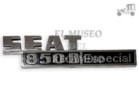 Anagrama trasero "SEAT 850 D Especial" Seat Clásico