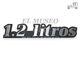 Anagrama adhesivo Supercinco 1.2 litros Renault Clásico