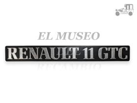 Anagrama trasero Renault 11 GTC Renault Clásico