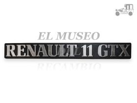 Anagrama trasero Renault 11 GTX Renault Clásico