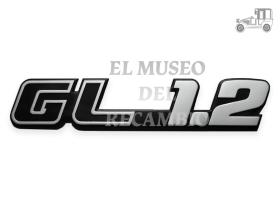 Anagrama trasero ""GL 1.2"" Seat Clásico