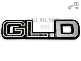 Anagrama trasero "GL.D" Seat Clásico