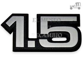 Anagrama trasero Seat "1.5" Seat Clásico